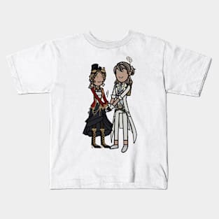 Paranormal Detective & Lockheart Cartoon 3 Kids T-Shirt